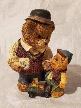 Antique Teddies Fred & Eddy "I Love You, Daddy" Keepsake Figurine